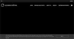 Desktop Screenshot of lucernefestival.ch